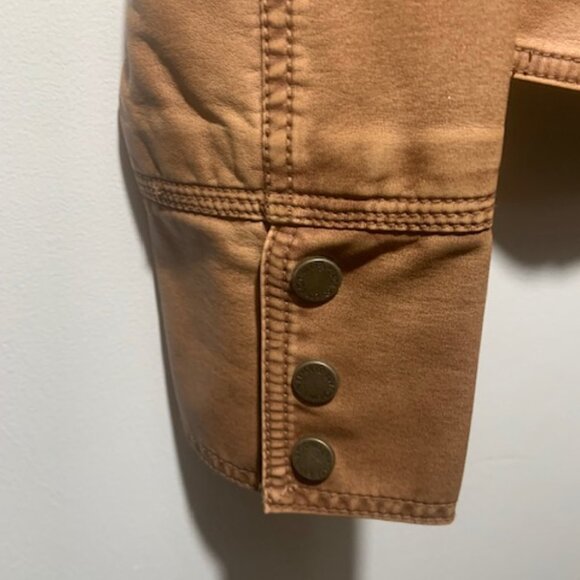 NWT Big Chill Women's Faux Leather Moto Edgy Chic Camel Jacket - Size M - Picture 3 of 9